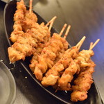 居酒屋それゆけ!鶏ヤロー! - 料理写真:スパイシー皮串１０本（１，０８９円）２０２４年５月