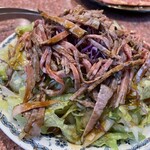 大衆肉料理 大幸 - ローストビーフのサラダのやつ