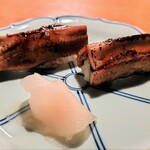 銀座ろくさん亭 - 穴子の炙り寿司