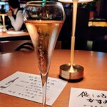 銀座ろくさん亭 - ロゼシャンパン(ジョセフペリエ)