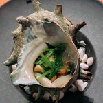 銀座ろくさん亭 - 栄螺の壺焼き