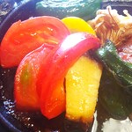 はもん亭 - 付け合わせの野菜
