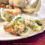 中華料理 しむら - 餃子の餡 シャキシャキ野菜