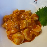 老上海 陸氏厨房 中洲店 - エビチリ