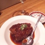 馳走屋河の - スペアリブの辛味噌煮