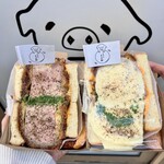 日本一分厚いカツサンド 大阪とんかつ - 