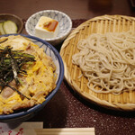 寿々喜 - 開花丼ともり(平日昼のセットメニュー1000円)