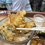 豊野丼 - 穴子はサクフワ