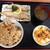 おわせ魚食堂 - 料理写真:鯛めし・大、あおさ味噌汁、まぐろトマトグラタン、ブリはらみ。