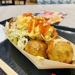 築地銀だこ - 煉獄杏寿郎と宇髄天元の「炎のコク旨てりたま〜派手派手あられ仕上げ〜」