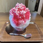 枚方凍氷 - かき氷(イチゴ)＋練乳(シングル)/450円♪