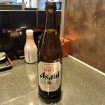 にぎり長次郎 - 瓶ビール(アサヒスーパードライ)/690円♪