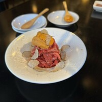 神戸牛 日本橋イタダキ - ウニトリュフユッケ