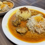 LION CURRY - ランチセット¥1,208（ライス超大盛り+¥275）