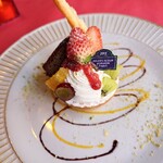 ビストロ バルフルール - 渡り蟹パスタランチのデザート