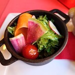 ビストロ バルフルール - 有機サラダ