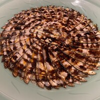 茶禅華 - 雲白肉片（薄切り豚肉・茄子の蒸し物 香味ソース）