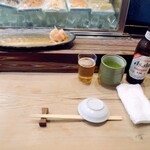 一鮨 - テーブル風景