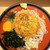 そばの神田東一屋 - 料理写真:冷やし野菜かき揚げそば490円＋大盛1.5玉90円＋生卵80円