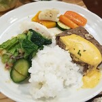 キッチン ブルー グローブ - それらをワンプレート