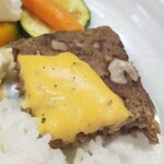 キッチン ブルー グローブ - 残りのテリーヌ、胡桃が見えます