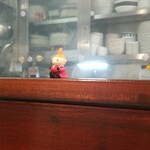 キッチン ブルー グローブ - 左のリトルミイラ