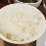 キッチン ブルー グローブ - ご飯大盛りのアップ