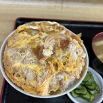 大衆食堂すずめ - カツ丼大盛りアップ