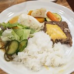 キッチン ブルー グローブ - 最後のワンプレート