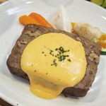 キッチン ブルー グローブ - 反対側から、胡桃が見えます