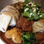 スローカフェマハロ - マハロプレート 車麩のチリコンカン