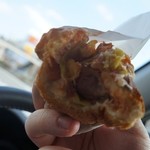 くれえぷリン - 汚くてごめんね。こちらは断面。