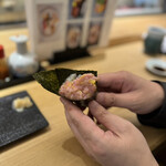 鮨　しらはた - 必食のトロタク手巻き！