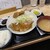 食事処 酒処 富士かつ - 料理写真:生姜のポークソテー定食＋三元豚バラにんにく串２本
