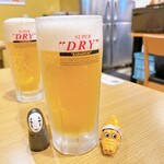 ふぁみりー麺処 いけたま - 生ビールは、アサヒスーパードライ☆