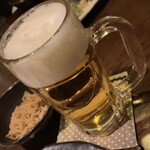 てっぱち - 生ビールで乾杯