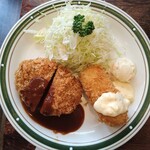 Katsuretsu Yotsuya Takeda - メンコロ定食