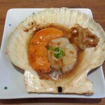 うずまき - 焼物:帆立貝のﾊﾞﾀｰ焼き