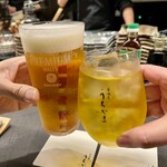 居酒屋 うちやま - 乾杯