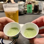 居酒屋 うちやま - 季節の擦り流し アスパラガス