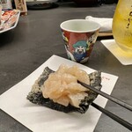 居酒屋 うちやま - 海苔天 帆立