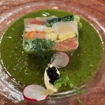 ビストロ カシ - 魚介と野菜のテリーヌ