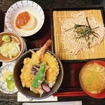 Gohanya Shunsai - ミニ天丼とざるそば定食