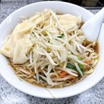 中華麺店 喜楽 - もやしワンタン麺