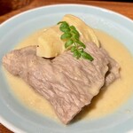 赤坂 らいもん - おまかせコース
      　└筍とサーロインのごましゃぶ