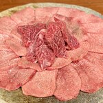 赤坂 らいもん - おまかせコース
                                　└特選タン塩
                                　└サガリ