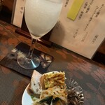 Sobato Osake Makoto - 凍結酒（雪の茅舎）＆お通し