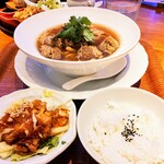 YASUKO'S KITCHEN - 牛肉麺セット
