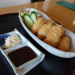 椿庵 - 呉市は牡蠣の生産が日本一とか。カキフライが意外に美味しくてびっくりです。