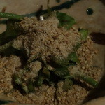 嘉門 - 山菜は宮古島産のゼンマイの胡麻和え